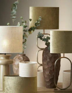 Light en Living Lampenkap ovaal recht smal GEMSTONE olive - diverse maten
