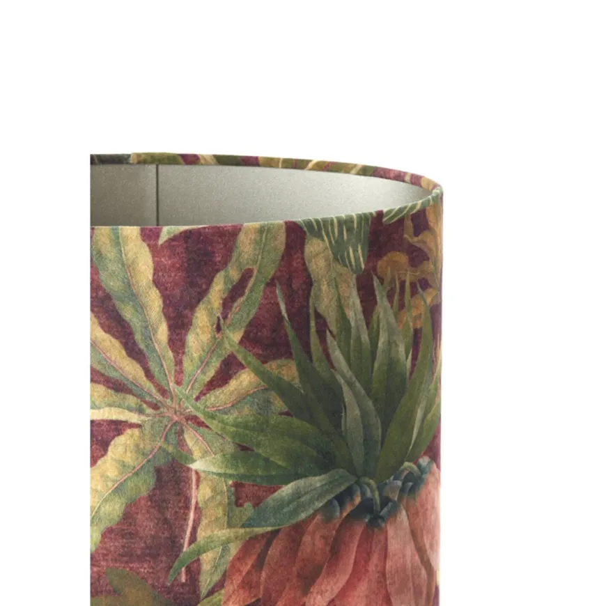 Light en Living Lampenkap ovaal recht smal 45-21-32 cm PASSION paars