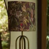 Light en Living Lampenkap ovaal recht smal 38-17,5-28 cm PASSION paars