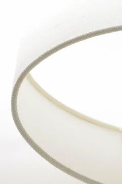 Light en Living Lampenkap ovaal recht smal 58-24-32 cm LIVIGNO eiwit