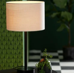 Light en Living Lampenkap cilinder 30-30-21 cm LIVIGNO eiwit