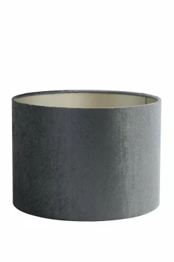 Light en Living Lampenkap cilinder 30-30-21 cm LUBIS grijs