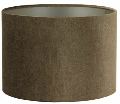 Light en Living Lampenkap cilinder LUBIS bruin - Diverse maten