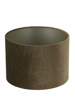 Light en Living Lampenkap cilinder LUBIS bruin - Diverse maten