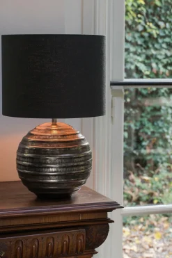 Light en Living Lampenkap cilinder 40-40-30 cm LIVIGNO zwart
