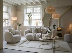 Light en Living Lampenkap cilinder 40-40-30 cm SENDAI zand