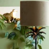 Light en Living Lampenkap cilinder VANDY olive 30-30-21 cm