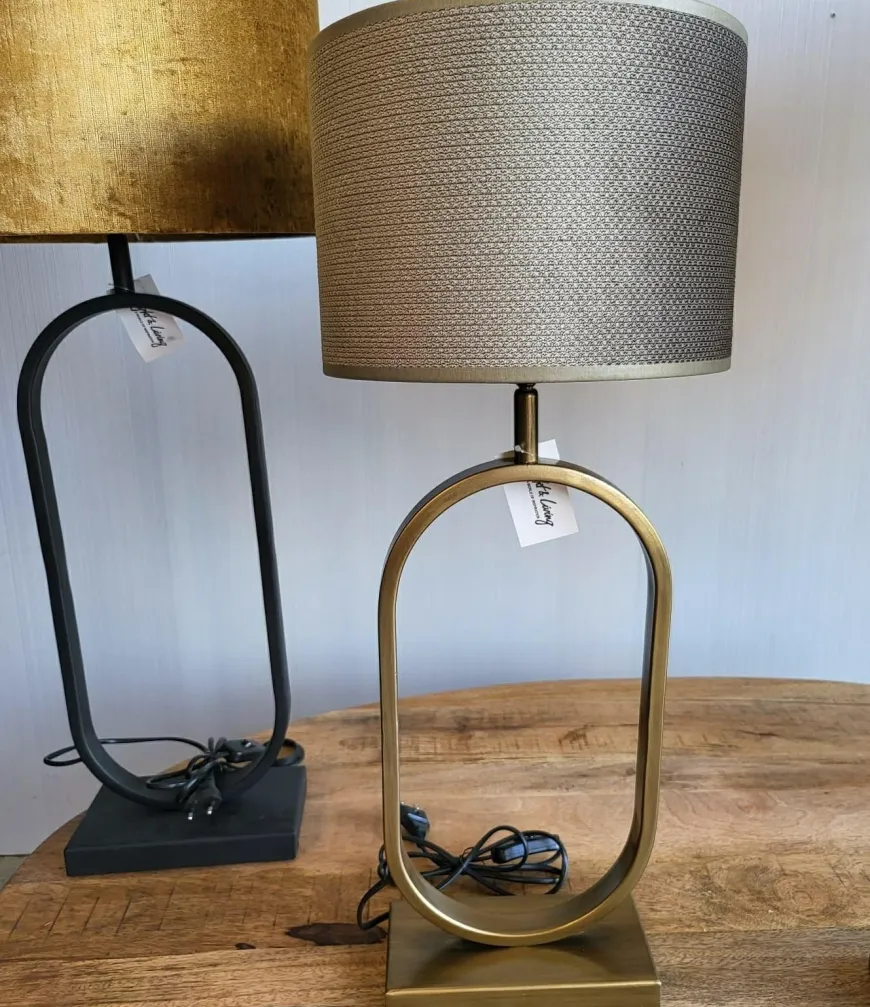 Light en Living Lampenkap cilinder VANDY olive 30-30-21 cm