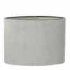 Light en Living Lampenkap ovaal recht smal ZINC taupe - diverse afmetingen