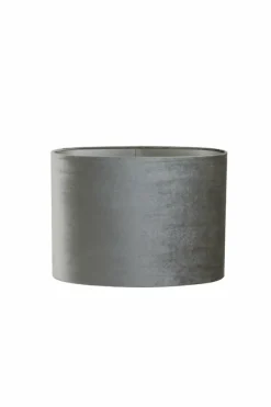 Light en Living Lampenkap ovaal recht smal ZINC taupe - diverse afmetingen