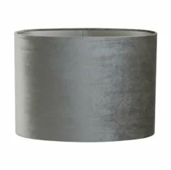 Light en Living Lampenkap ovaal recht smal ZINC taupe - diverse afmetingen