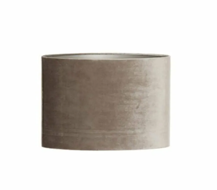 Light en Living Lampenkap ovaal recht smal 30-15-25 cm PALATA taupe