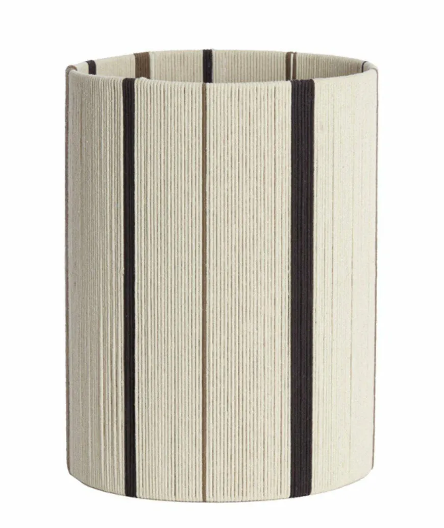 Light en Living Lampenkap cilinder 30-30-40 cm MEDAN crème+bruin+donker bruin
