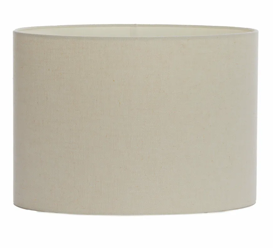 Light en Living Lampenkap ovaal recht smal 45-21-32 cm LIVIGNO eiwit
