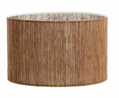 Light en Living Lampenkap cilinder 40-40-25 cm OMIS bruin