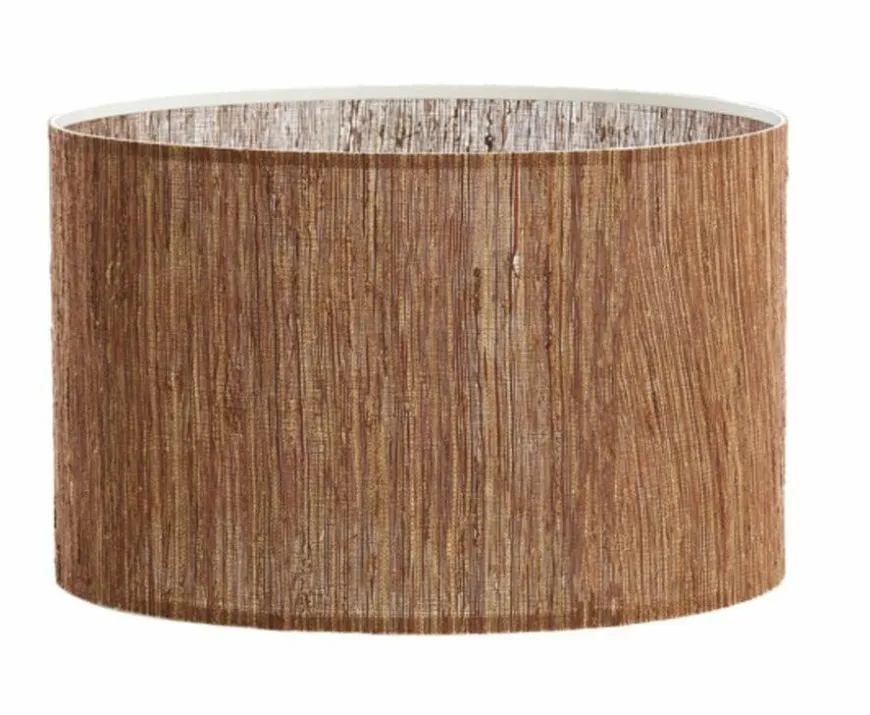 Light en Living Lampenkap cilinder 40-40-25 cm OMIS bruin