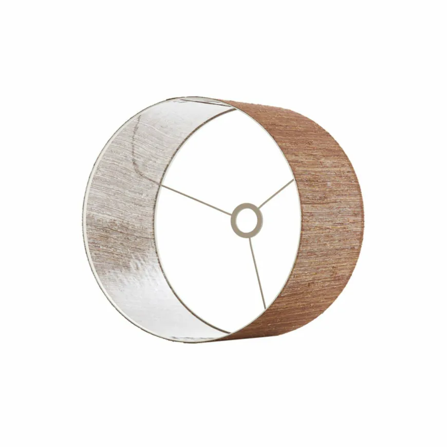 Light en Living Lampenkap cilinder 40-40-25 cm OMIS bruin