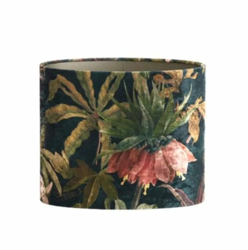 Light en Living Lampenkap ovaal recht smal 30-15-25 cm PASSION glans groen