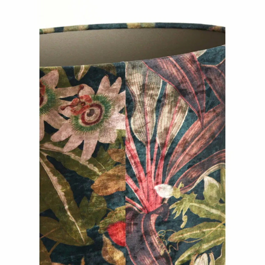 Light en Living Lampenkap ovaal recht smal 30-15-25 cm PASSION glans groen