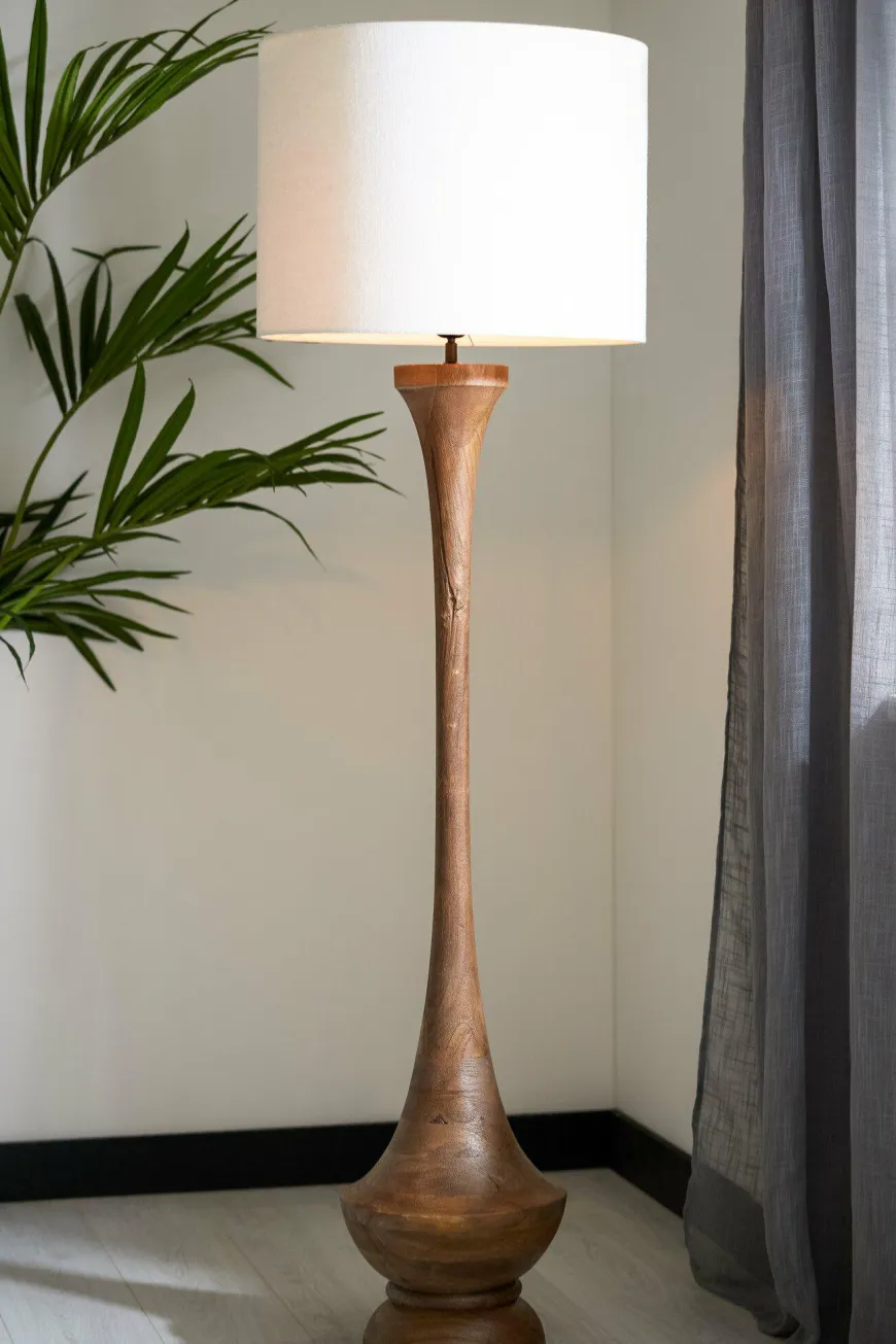 Light en Living Lampenkap cilinder 50-50-38 cm LIVIGNO eiwit