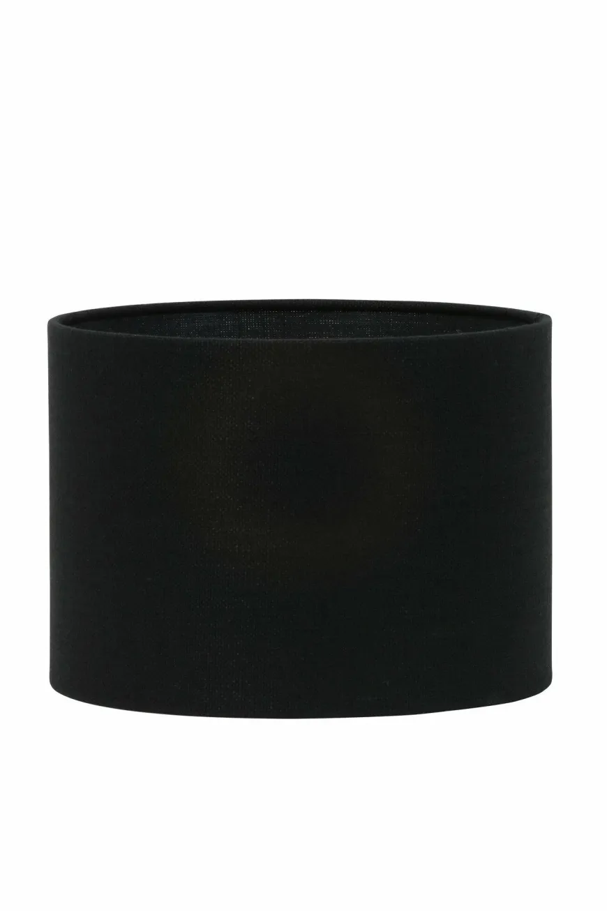 Light en Living Lampenkap cilinder 30-30-21 cm LIVIGNO zwart