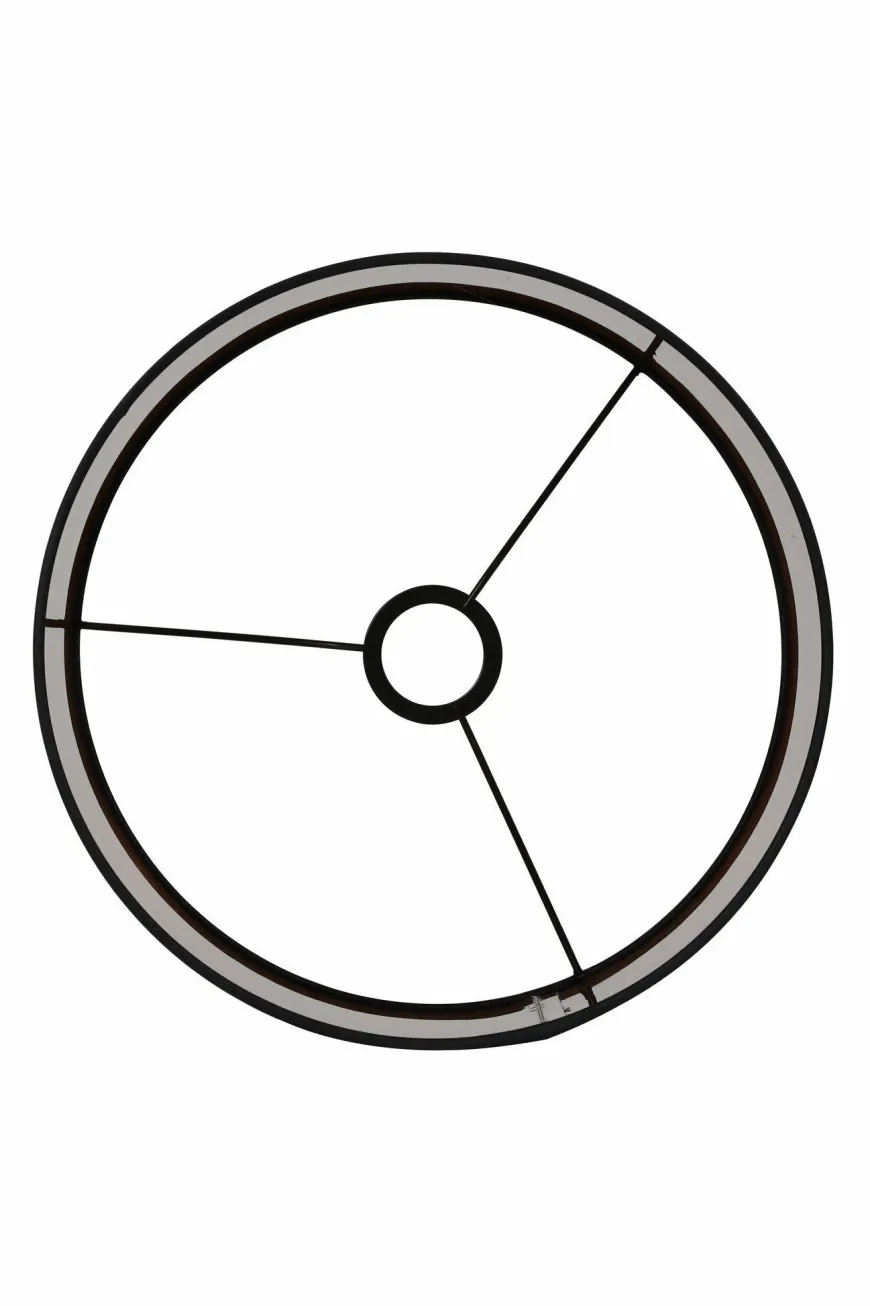 Light en Living Lampenkap cilinder 30-30-21 cm LIVIGNO zwart