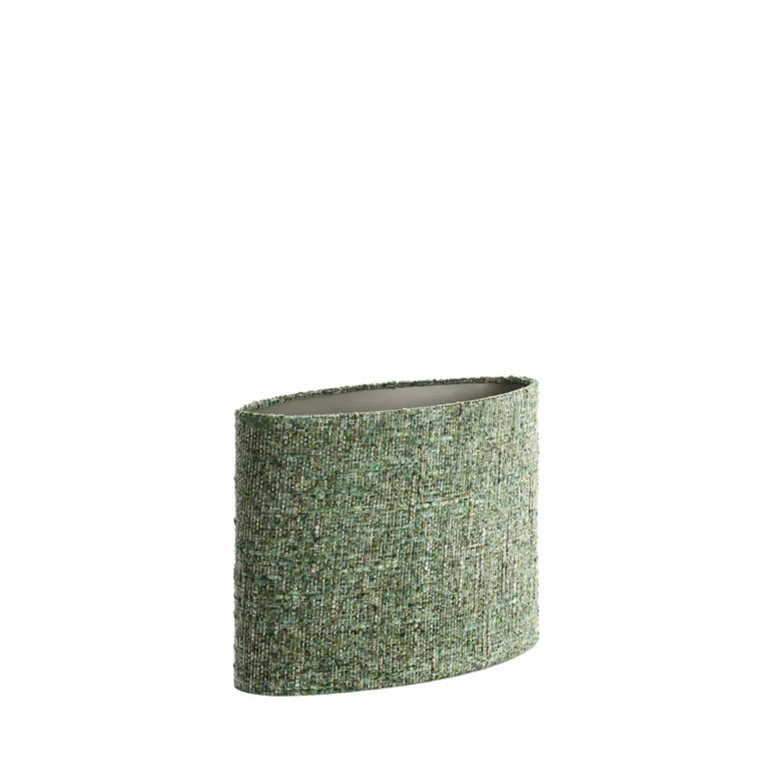 Light en Living Lampenkap ovaal recht smal 30-15-25 cm OSIRE groen