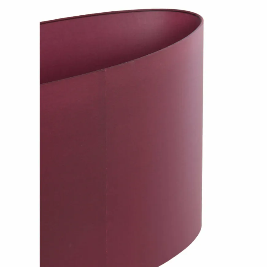 Light en Living Lampenkap ovaal recht 38x17,5x28 cm IMANI bordeaux