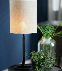 Light en Living Lampenkap cilinder 25-25-30 cm BRESKA parel wit