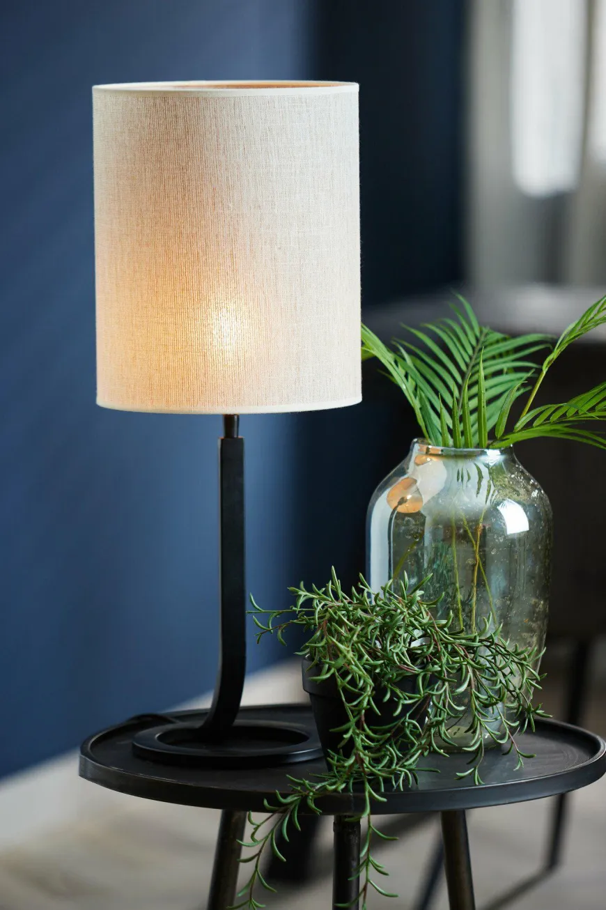 Light en Living Lampenkap cilinder 25-25-30 cm BRESKA parel wit