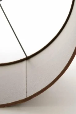 Light en Living Lampenkap cilinder 35-35-30 cm VELOURS chocolade bruin
