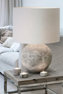 Light en Living Lampenkap cilinder 40-40-30 cm LIVIGNO eiwit