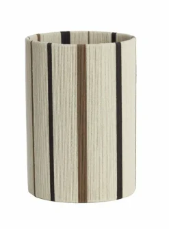 Light en Living Lampenkap cilinder 25-25-36 cm MEDAN crème+bruin+donker bruin