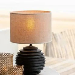 Light en Living Lampenkap cilinder 40-40-30 cm BRESKA parel wit