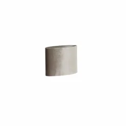 Light en Living Lampenkap ovaal recht smal 38-17,5-28 cm PALATA taupe