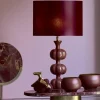 Light en Living Lampenkap rond 30x30x21 cm IMANI bordeaux