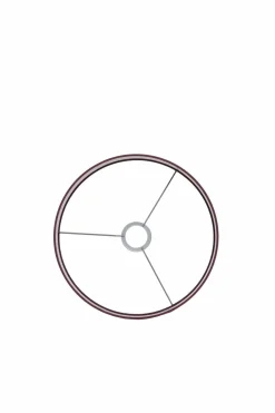Light en Living Lampenkap rond 30x30x21 cm IMANI bordeaux