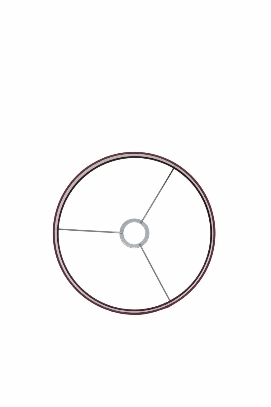 Light en Living Lampenkap rond 30x30x21 cm IMANI bordeaux