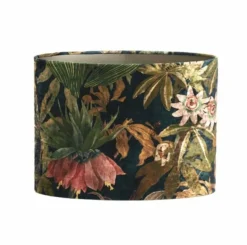 Light en Living Lampenkap ovaal recht smal 38-17,5-28 cm PASSION glans groen