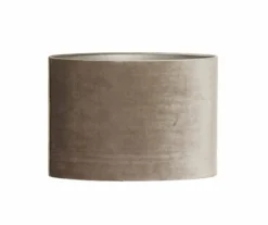 Light en Living Lampenkap ovaal recht smal 45-21-32 cm PALATA taupe