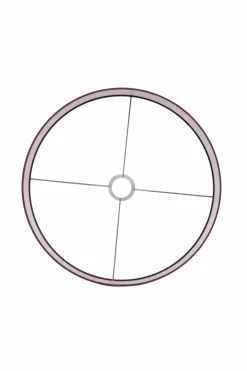 Light en Living Lampenkap rond 40x40x30 cm IMANI bordeaux