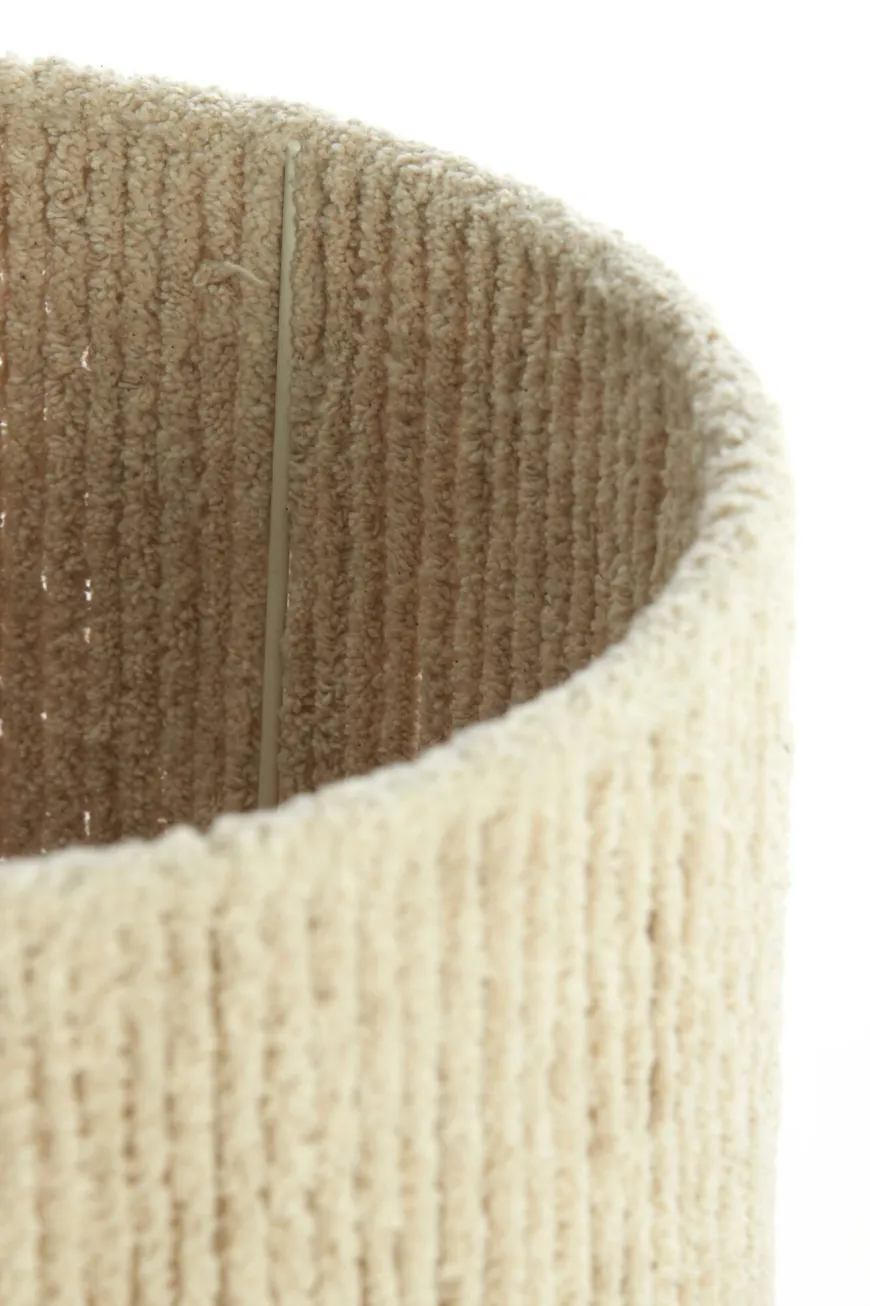 Light en Living lampenkap cilinder 30-30-40 cm MEDANA chenille crème