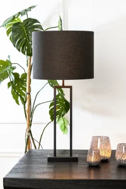 Light en Living Lampvoet 20x10x55 cm SHIVA mat zwart