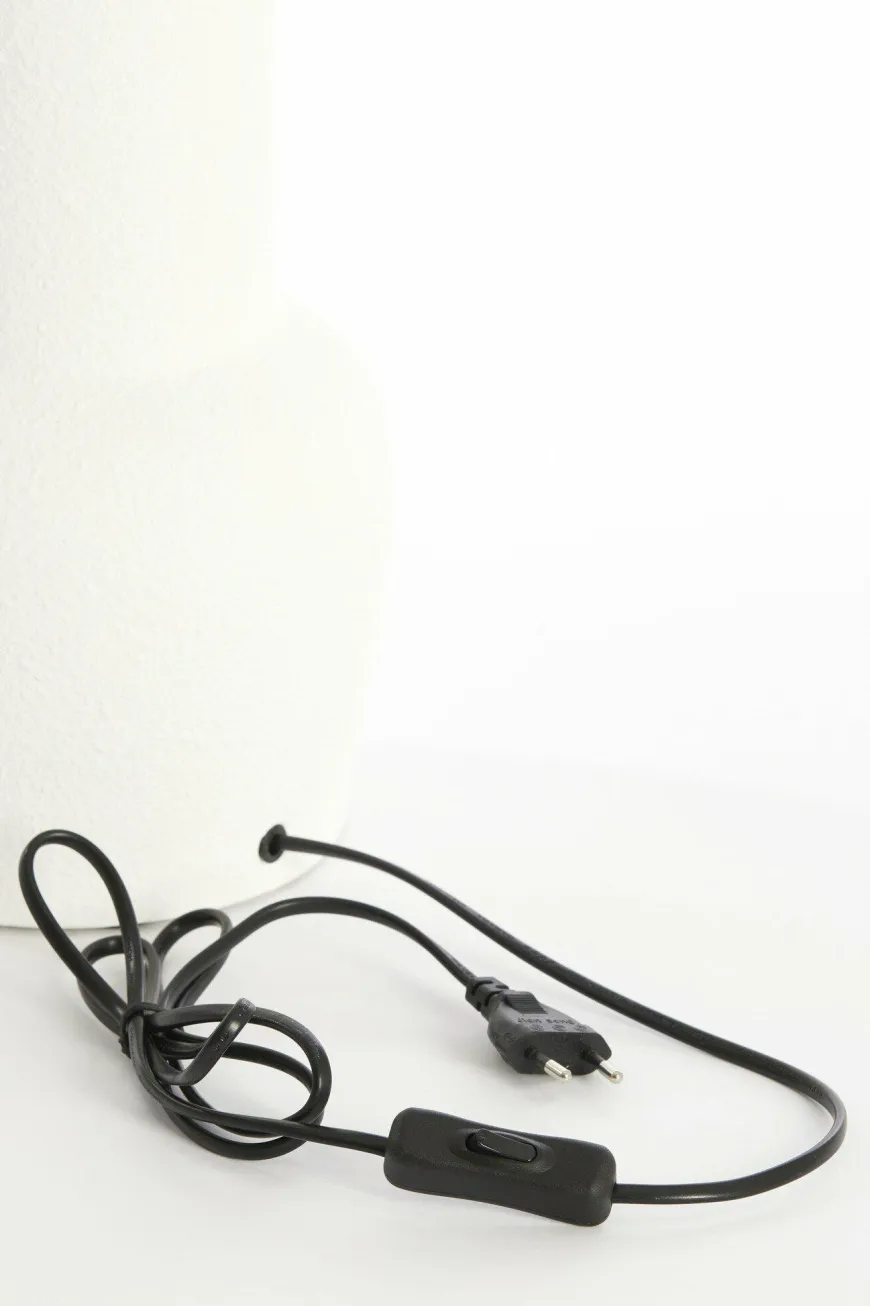 Light en Living Lampvoet Ø19,5x47 cm MATARAM keramiek mat crème