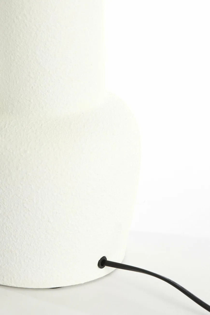 Light en Living Lampvoet Ø19,5x47 cm MATARAM keramiek mat crème