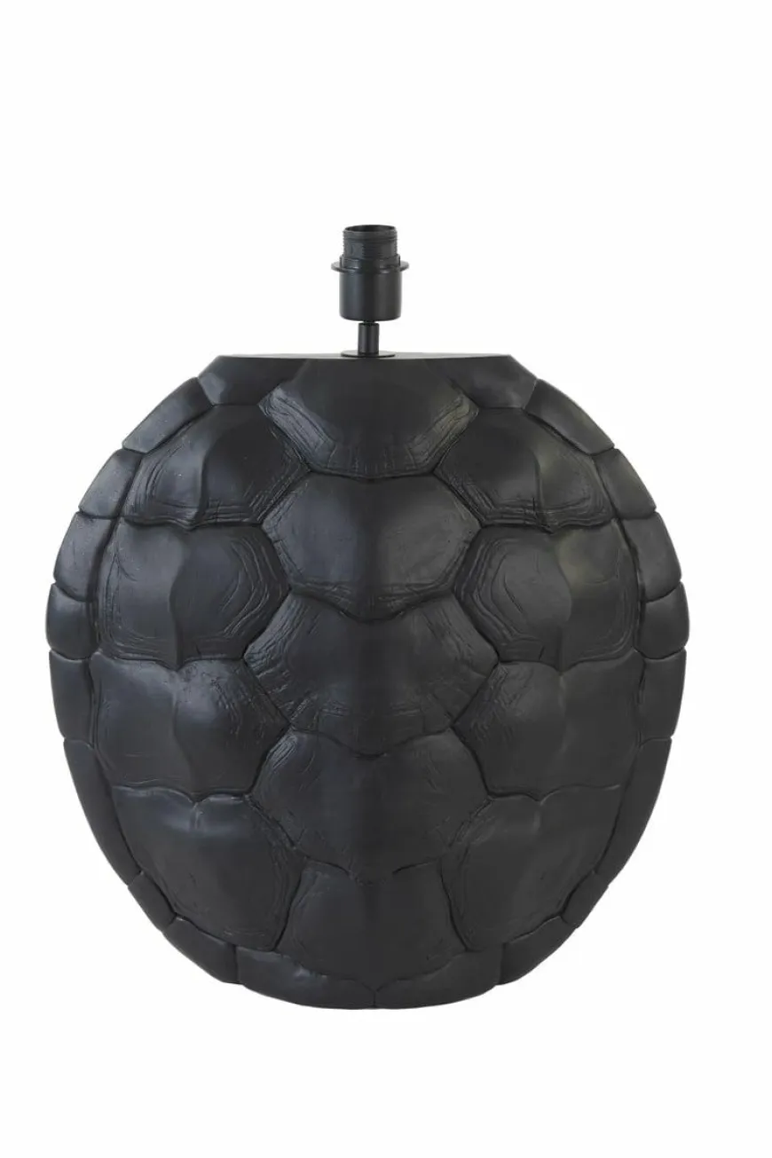 Light en Living Lampvoet TURTLE mat zwart 54,5 cm hoog
