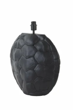 Light en Living Lampvoet TURTLE mat zwart 54,5 cm hoog