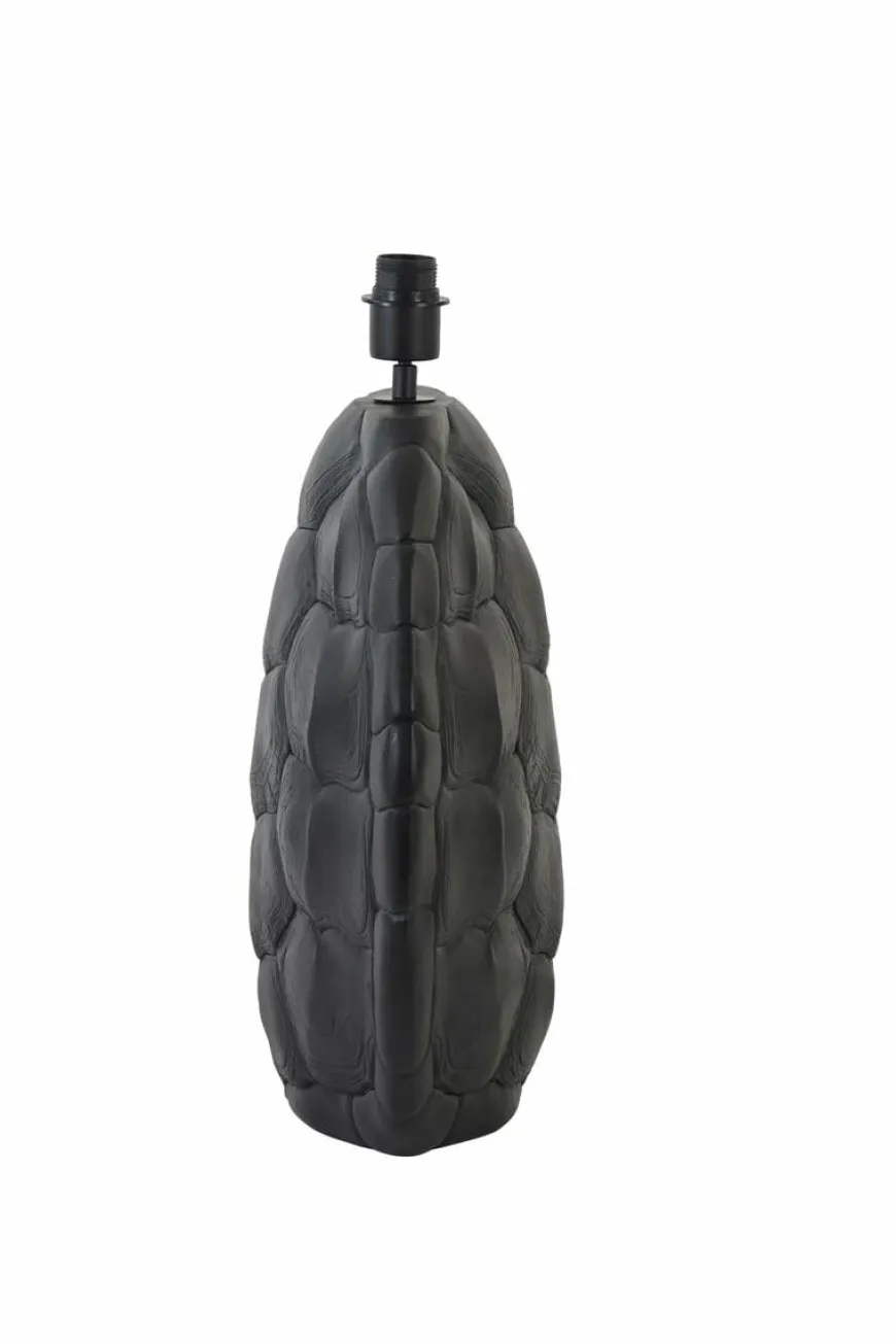 Light en Living Lampvoet TURTLE mat zwart 54,5 cm hoog