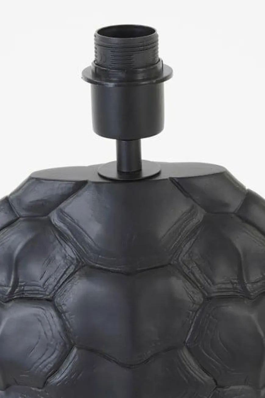 Light en Living Lampvoet TURTLE mat zwart 54,5 cm hoog