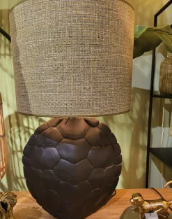 Light en Living Lampvoet TURTLE mat zwart 54,5 cm hoog